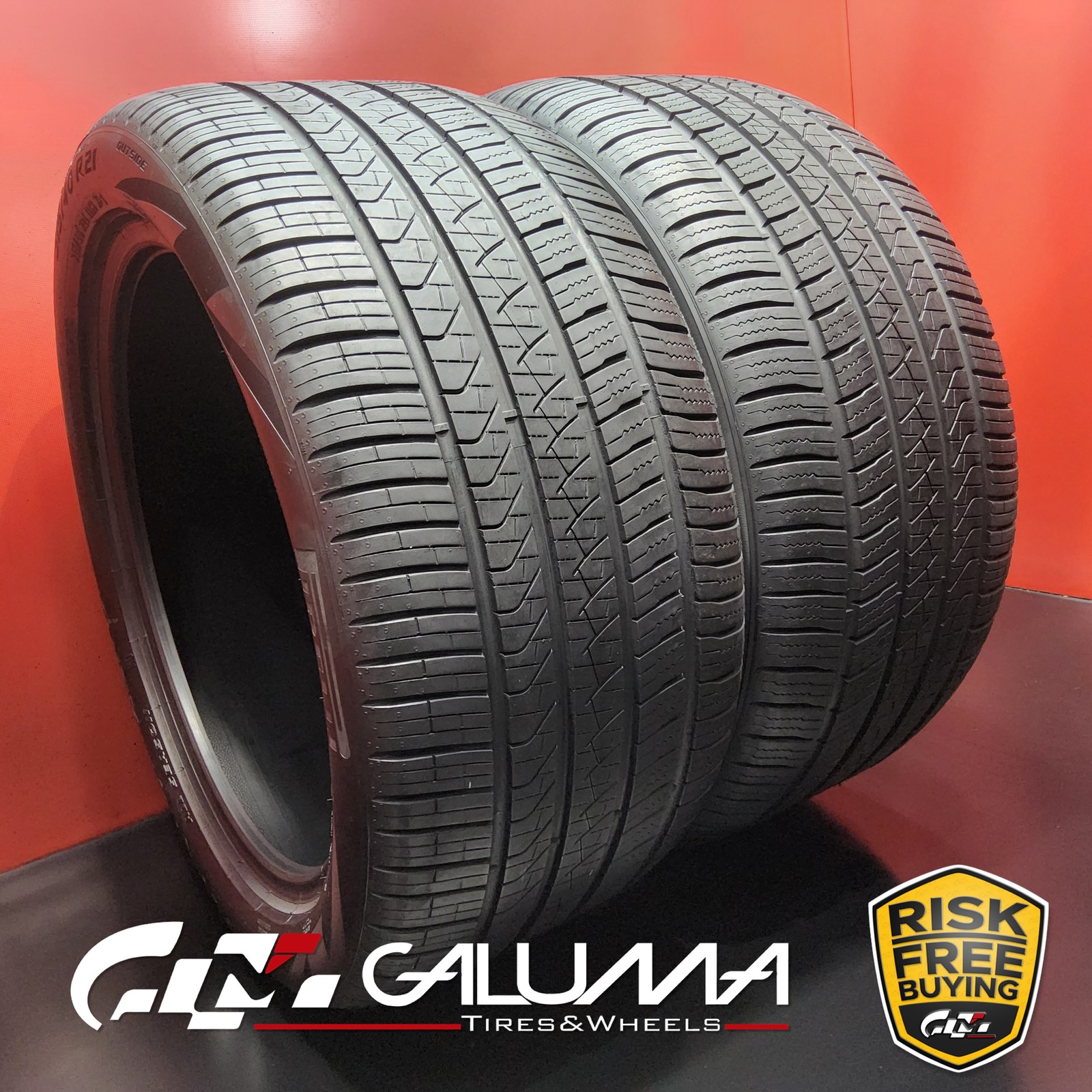 Set of 2 Tires LikeNEW Pirelli Scorpion Zero All season MO 315/40R21 111H #95452