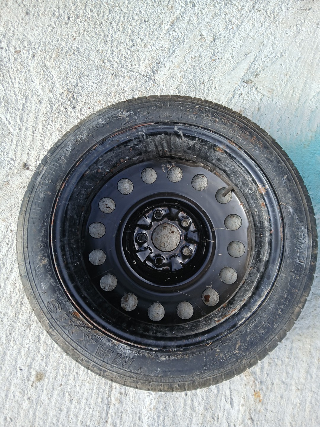 2010-2017 CHEVROLET EQUINOX TERRAIN MAXXIS SPARE DONUT TIRE 17X4.5T OEM 145/70
