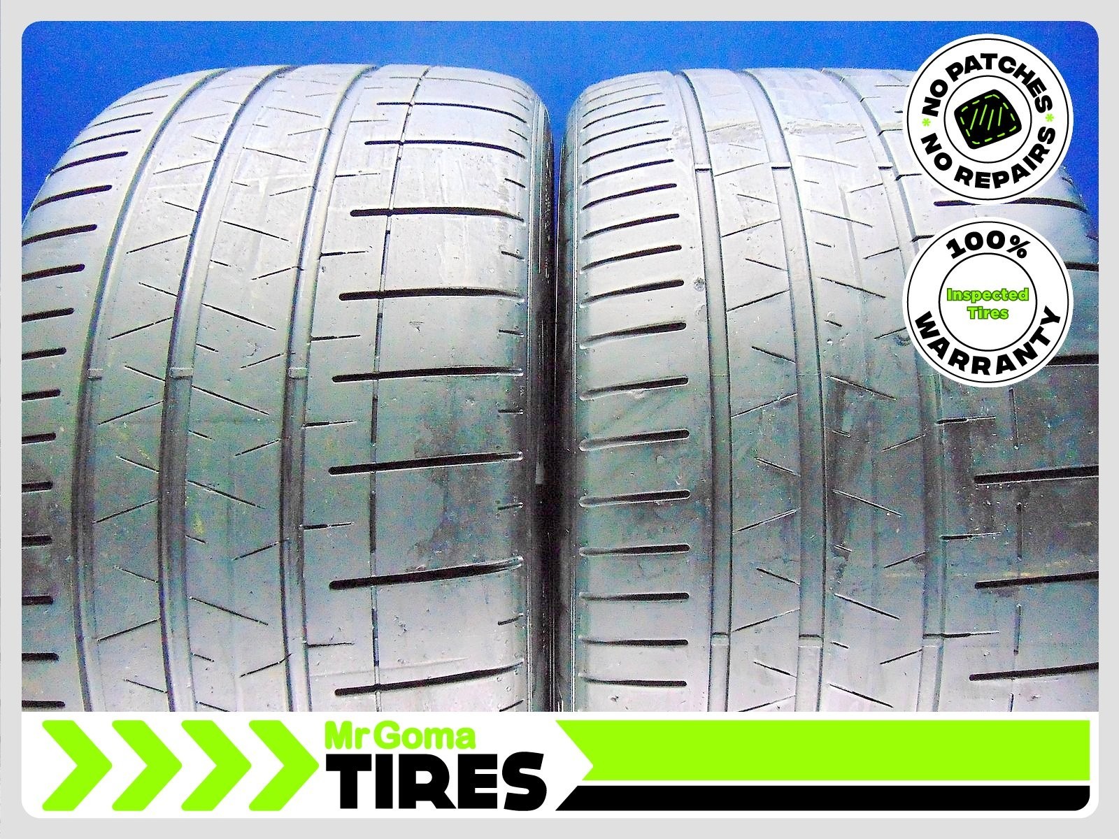 2 PIRELLI P ZERO TM CORSA PZC4 N0 315/30ZR22 USED TIRES 65% LIFE 3153022