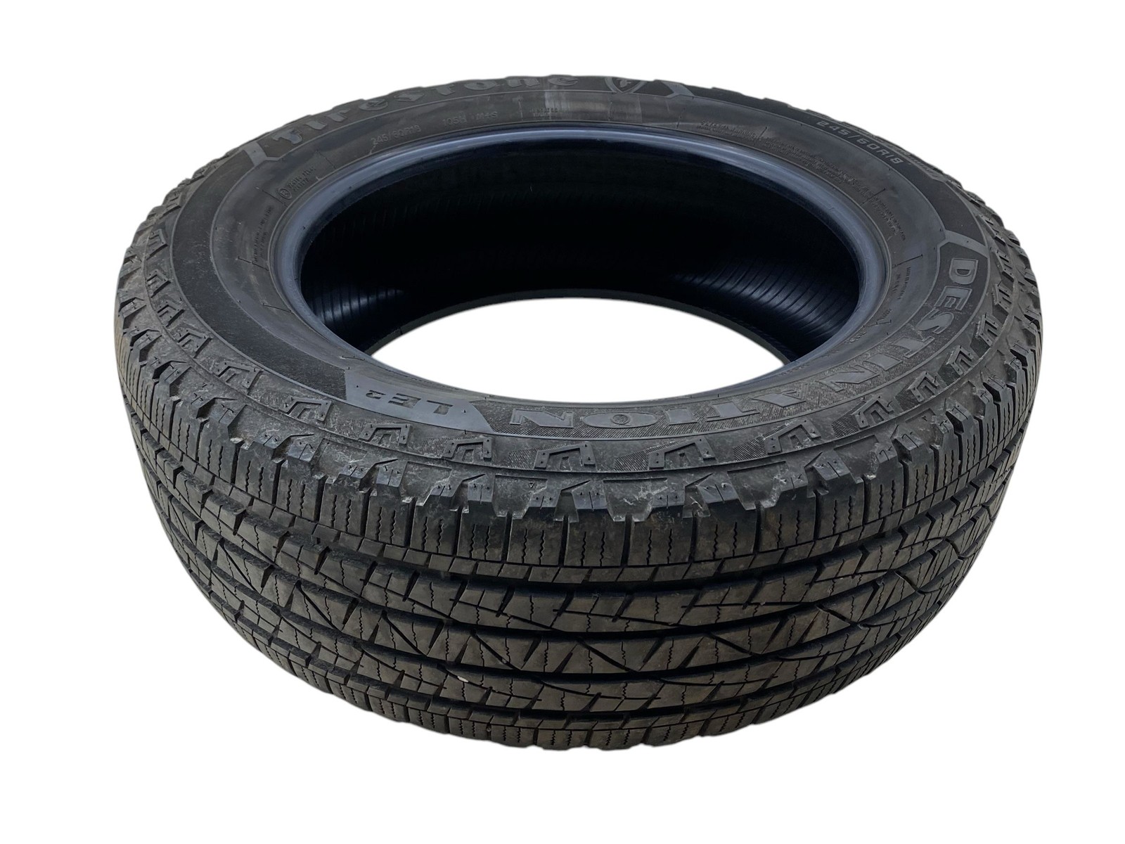 (C) FIRESTONE DESTINATION LE2 245/60R18 105H TIRE TREAD 7/32NDS DATECODE 0321