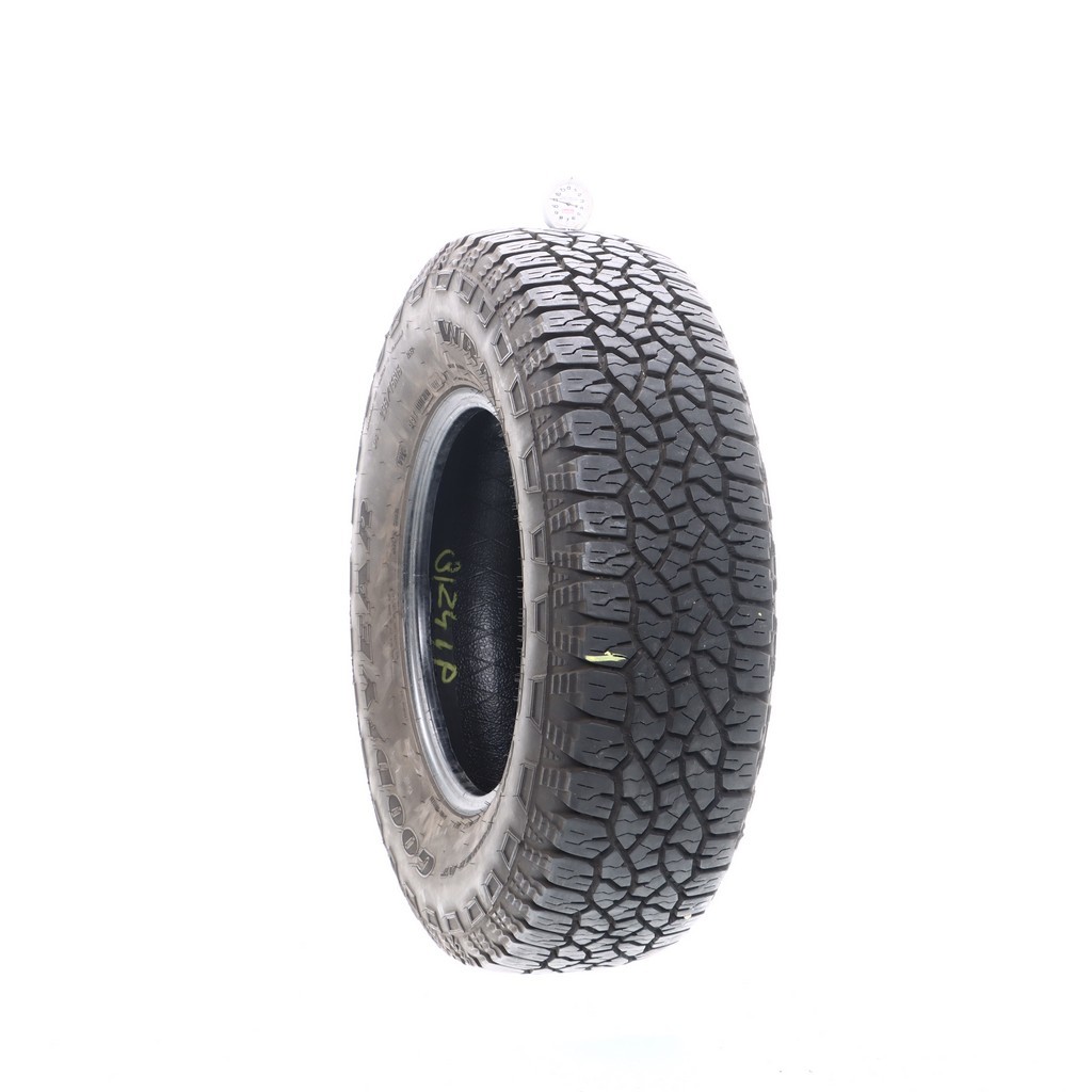 Set of (4) Used 235/75R15 Goodyear Wrangler Trailrunner AT 105S – 9.5-11/32