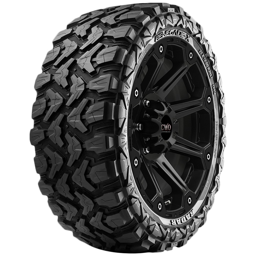 LT35x12.50R17 Radar Renegade X 121Q LRE Black Wall Tire