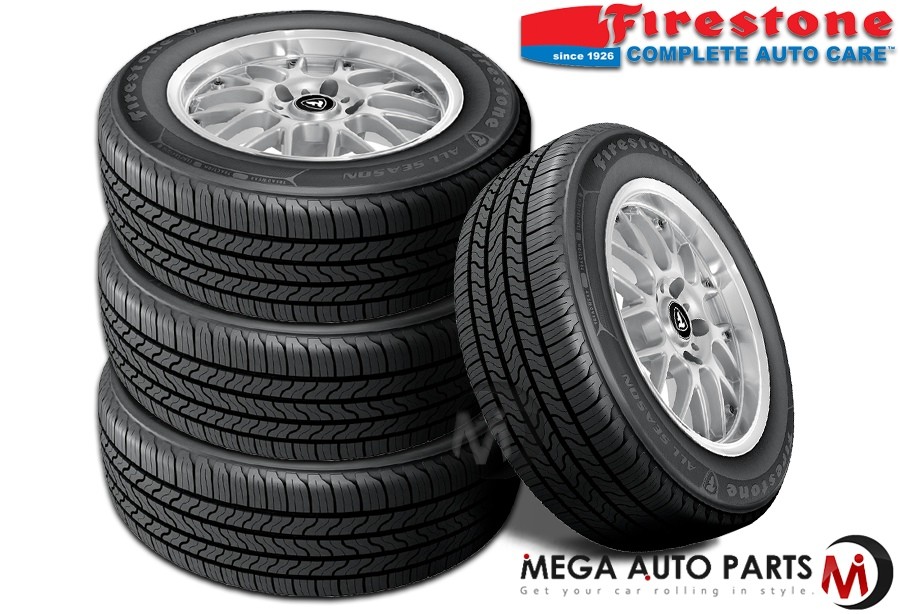4 New Firestone All Season 215/65R17 99T Touring Tires 65,000 Mile Warranty