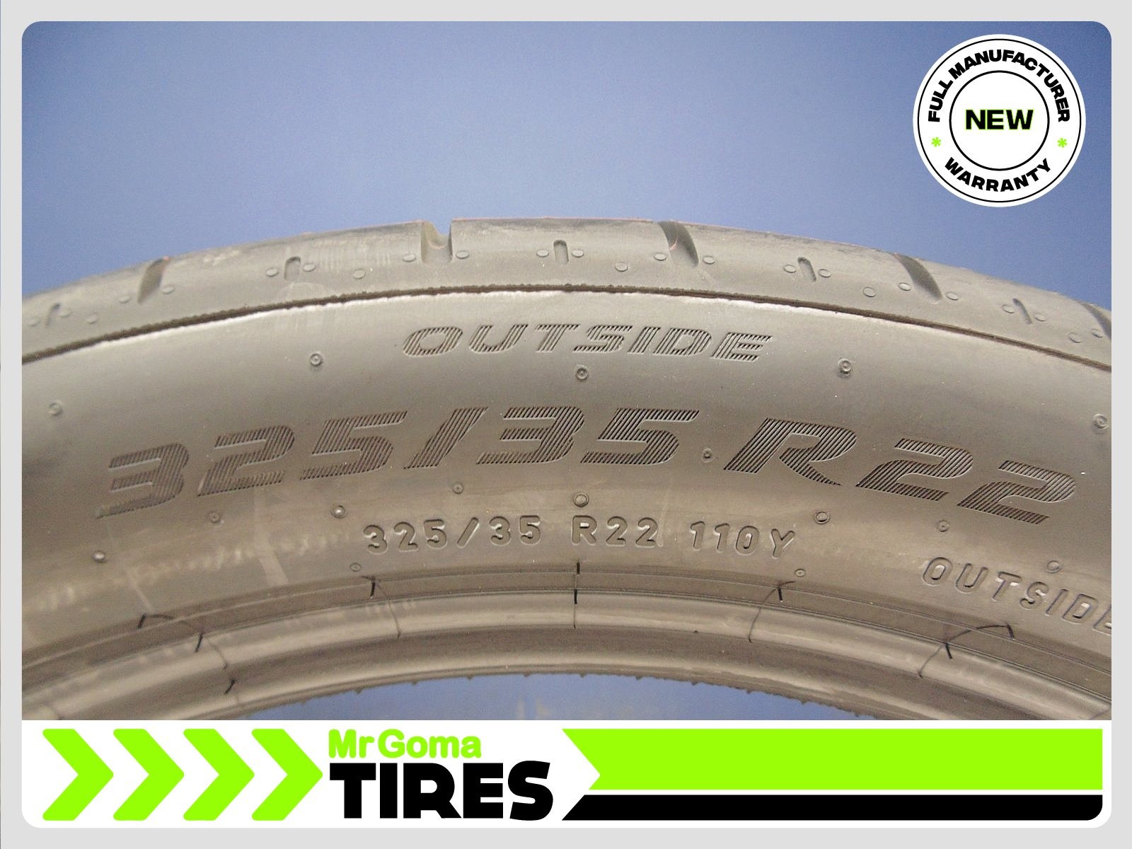 SET OF 2 BRAND NEW 325/35R22 PIRELLI P ZERO PZ5 MO TIRES PZERO MERCEDES 3253522
