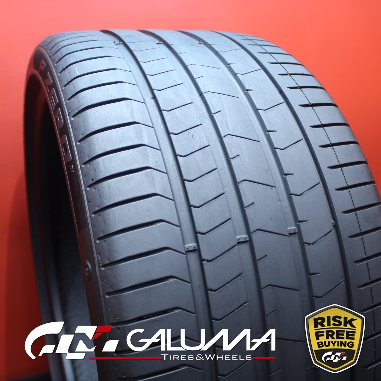 1(One) Tire Take Off Pirelli P Zero PZ4 315/30ZR22 315/30/22 107Y No Patch 80079
