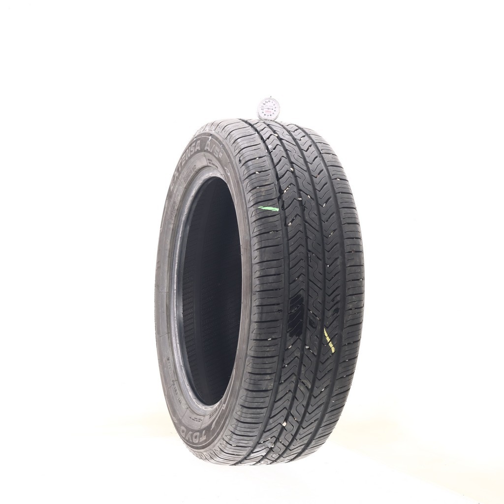 Set of (4) Used 235/55R19 Toyo Extensa A/S II 101H – 9.5-11/32