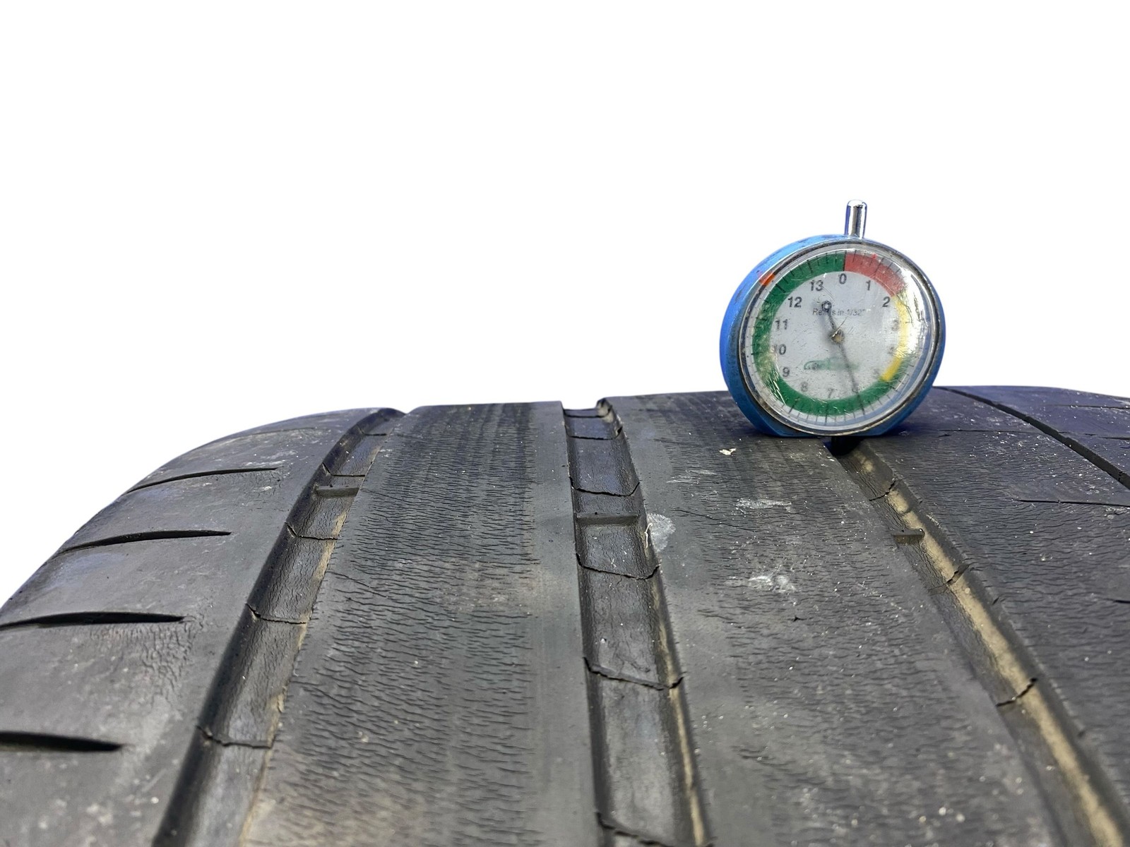 305/30ZR20 MICHELIN PILOT SPORT 4S 4.5-6/32NDS DATECODE 1523 *UNEVEN TREAD WEAR*