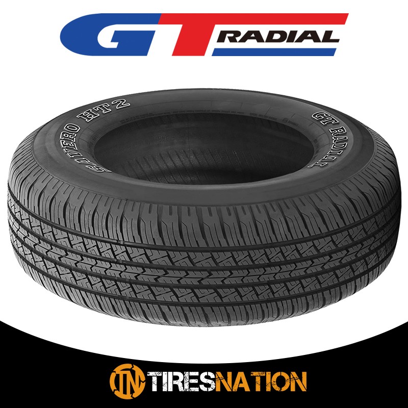 (1) New GT Radial SAVERO HT2 P225/70R16 101T OWL Tires