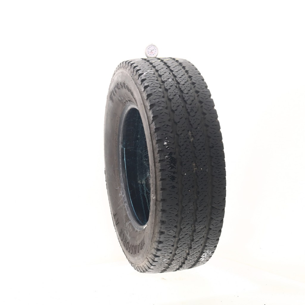 Set of (4) Used LT 265/70R17 Firestone Transforce AT 121/118Q – 9.5-10.5/32
