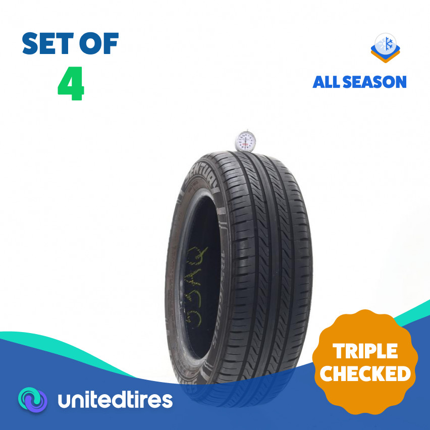 Set of (4) Used 185/60R15 Sentury Touring 84H – 6.5-8/32 (19QEZ)