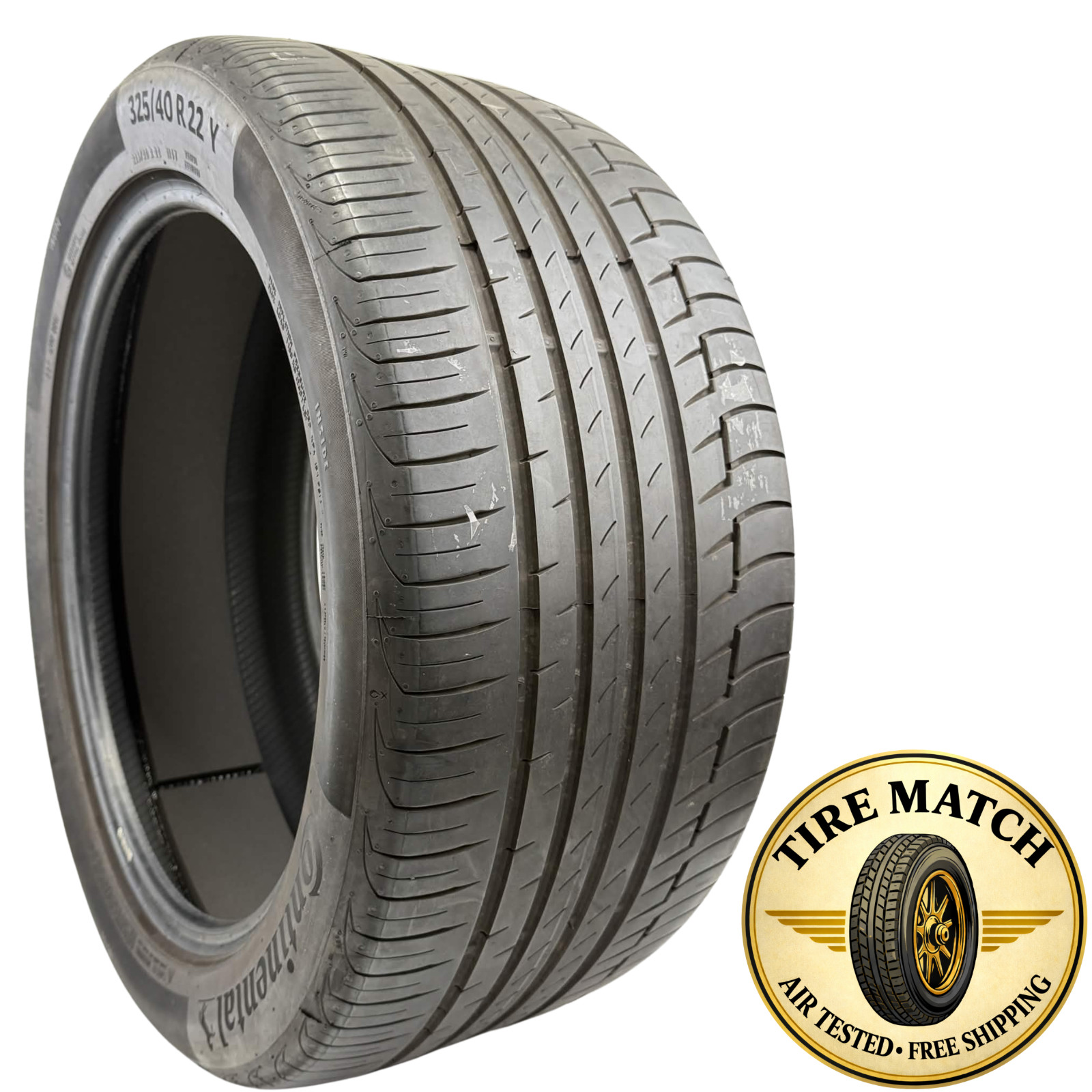 Used 325/40R22 Continental PremiumContact 6 MO-S ContiSilent 114Y 7/32 (DOT 24)