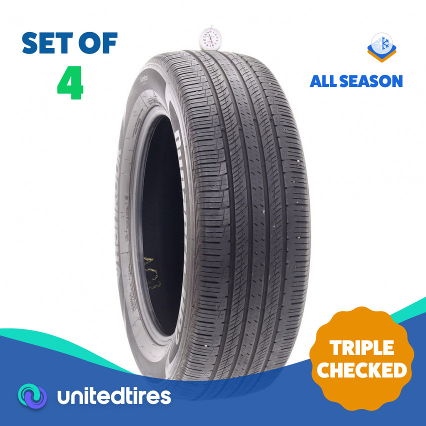 Set of (4) Used 235/60R18 Hankook Dynapro HP2 103H – 6-7/32