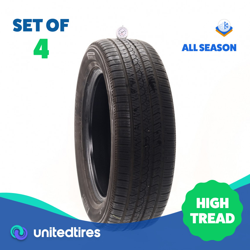 Set of (4) Used 245/60R20 Pirelli Scorpion AS Plus 3 107H – 9.5-11/32