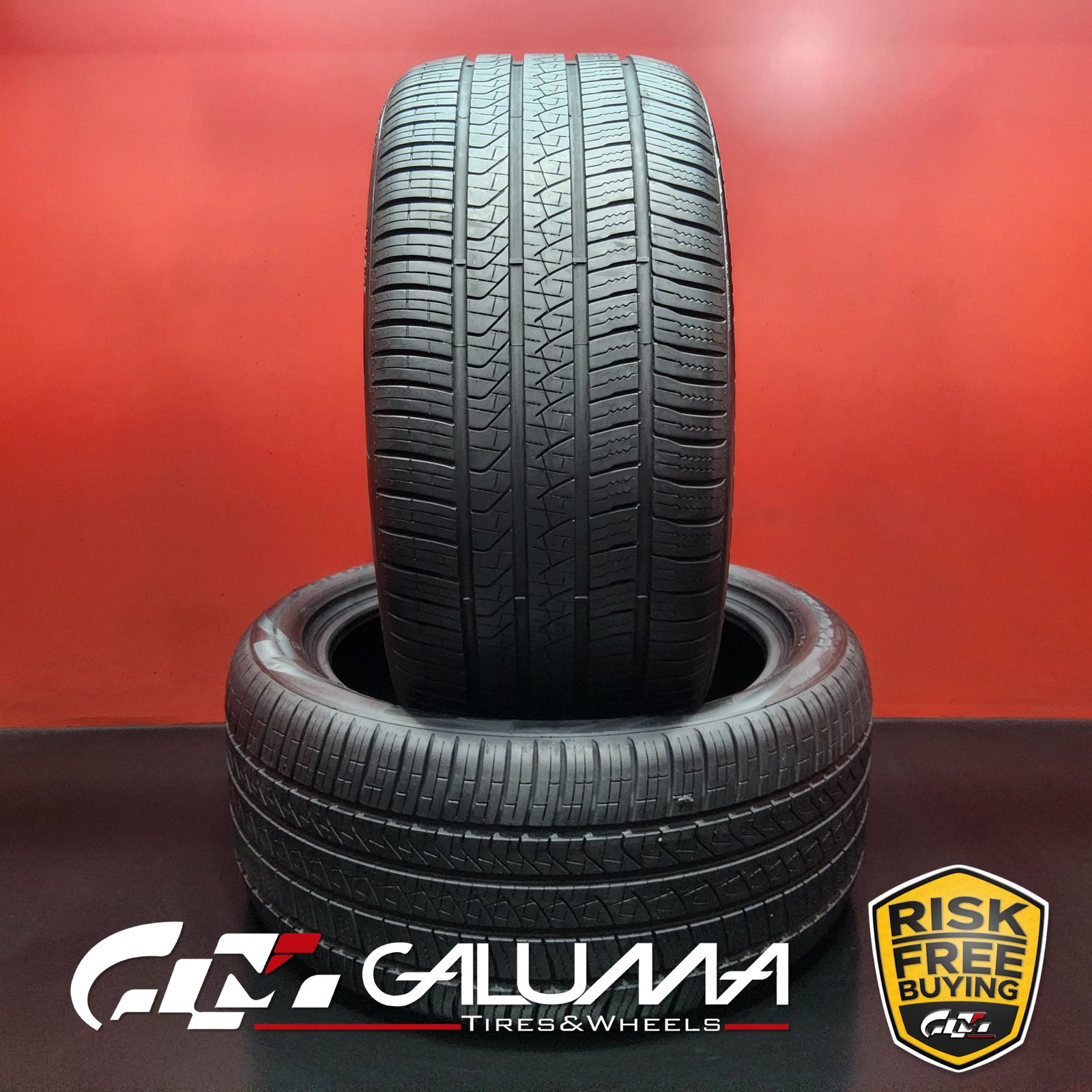 Set of 2 Tires LikeNEW Pirelli Scorpion Zero All season MO 315/40R21 111H #95452