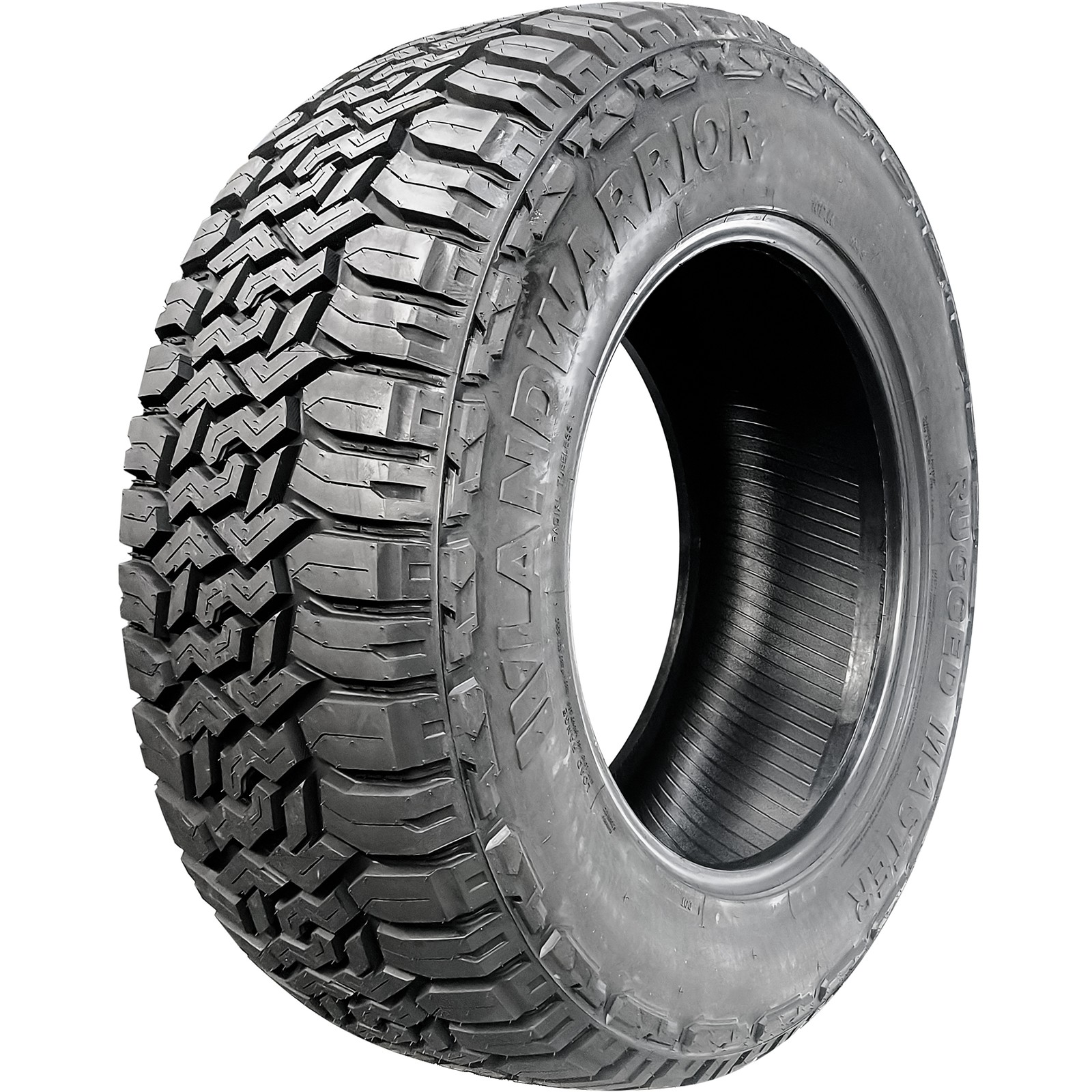 4 Tires LT 33X12.50R20 114Q Load E 10 Ply Landwarrior Rugged Master RT R/T