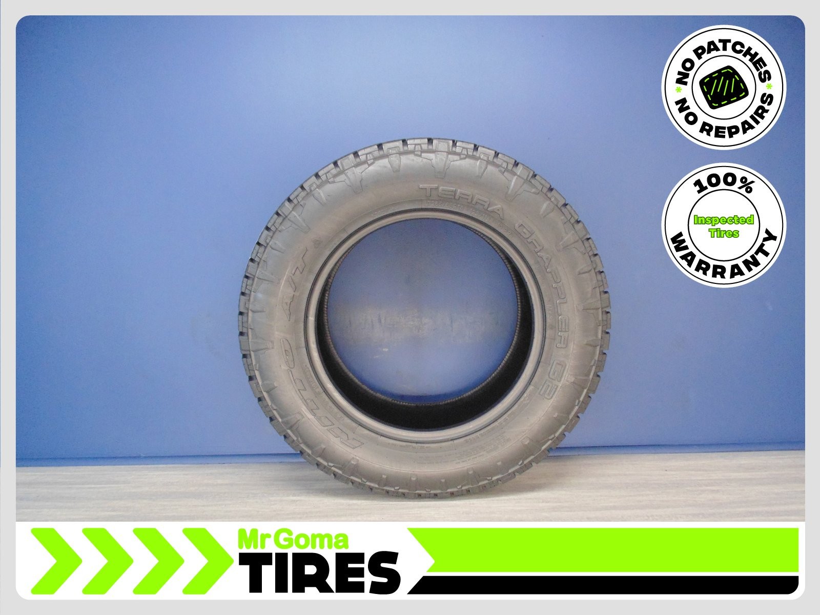 1 NITTO TERRA GRAPPLER G2 A/T LT265/65R18 USED TIRE 10/32 TREAD NO PATCH 2656518