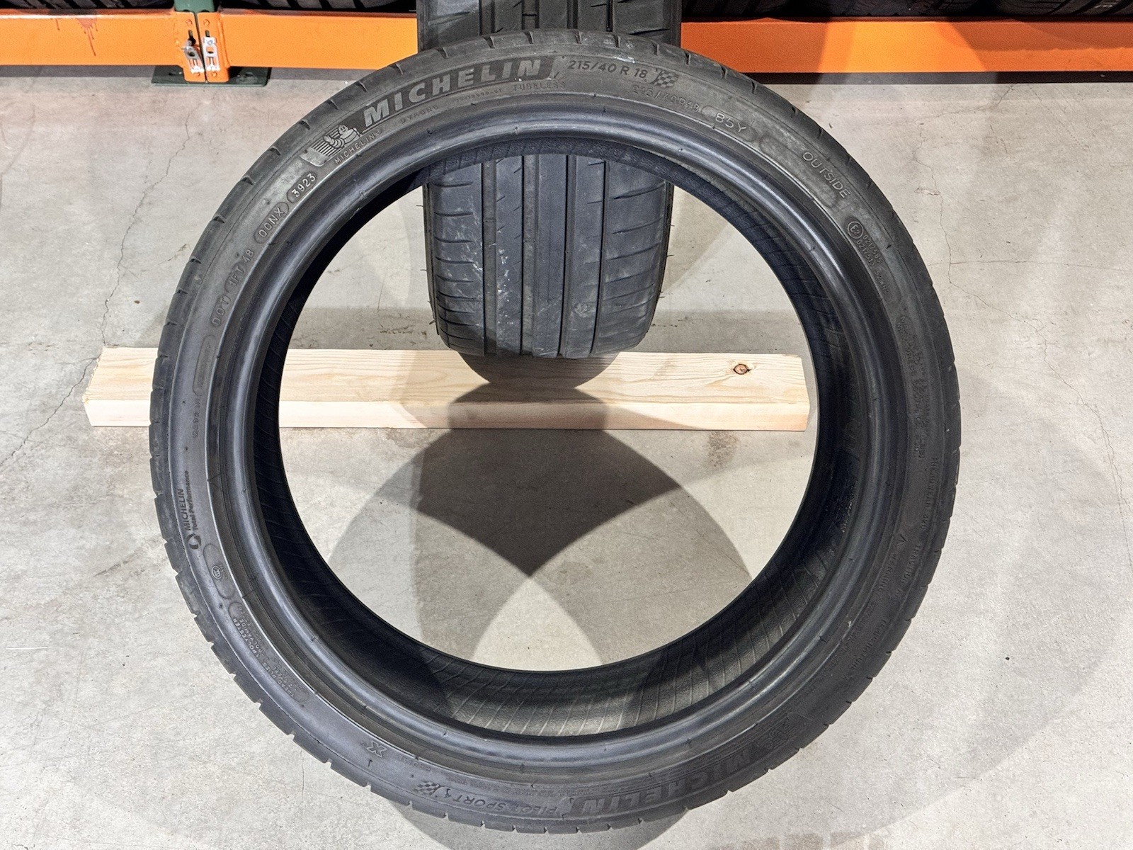 2 Used P215/40R18 Michelin Pilot Sport 4 85 Y – 6.5/32 (2x)
