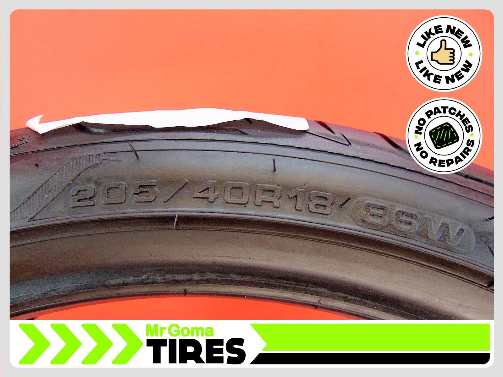 2 GOODYEAR EAGLE F1 ASYMMETRIC 3 RSC RFT 205/40R18 TIRES 7.5/32 TREAD RUN FLAT