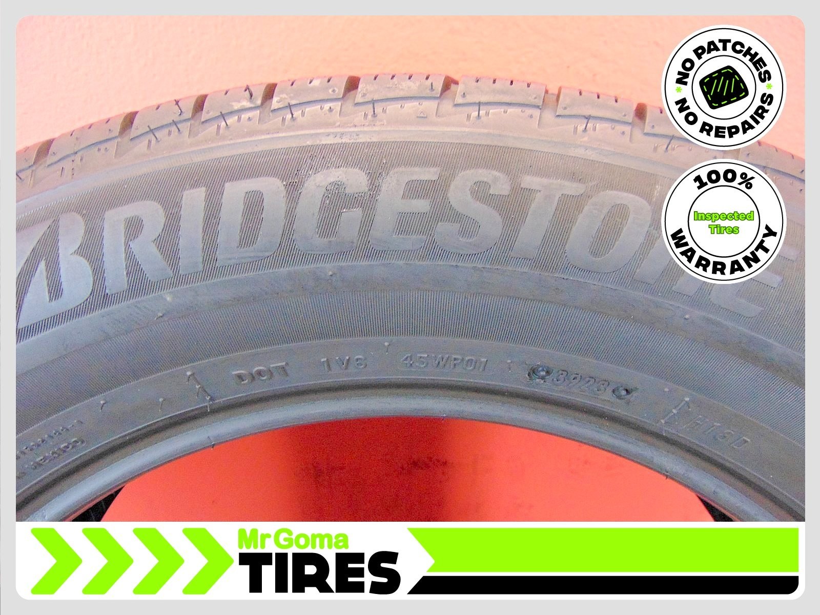 1 BRIDGESTONE WEATHERPEAK 235/60R18 80% LIFE USED TIRE NO PATCH 103H 2356018