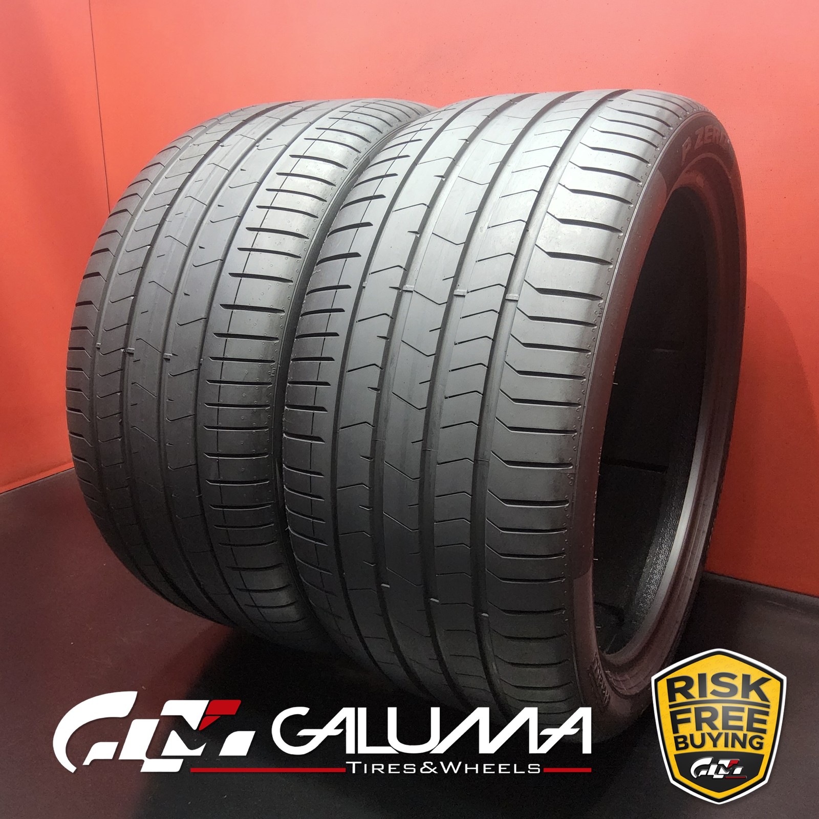 Set of 2 Tires LikeNEW Pirelli P-Zero (PZ4) ELECT PNCS BH 305/35ZR21 109Y #96133