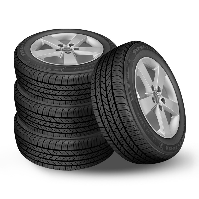4 New Firestone All Season 215/65R17 99T Touring Tires 65,000 Mile Warranty