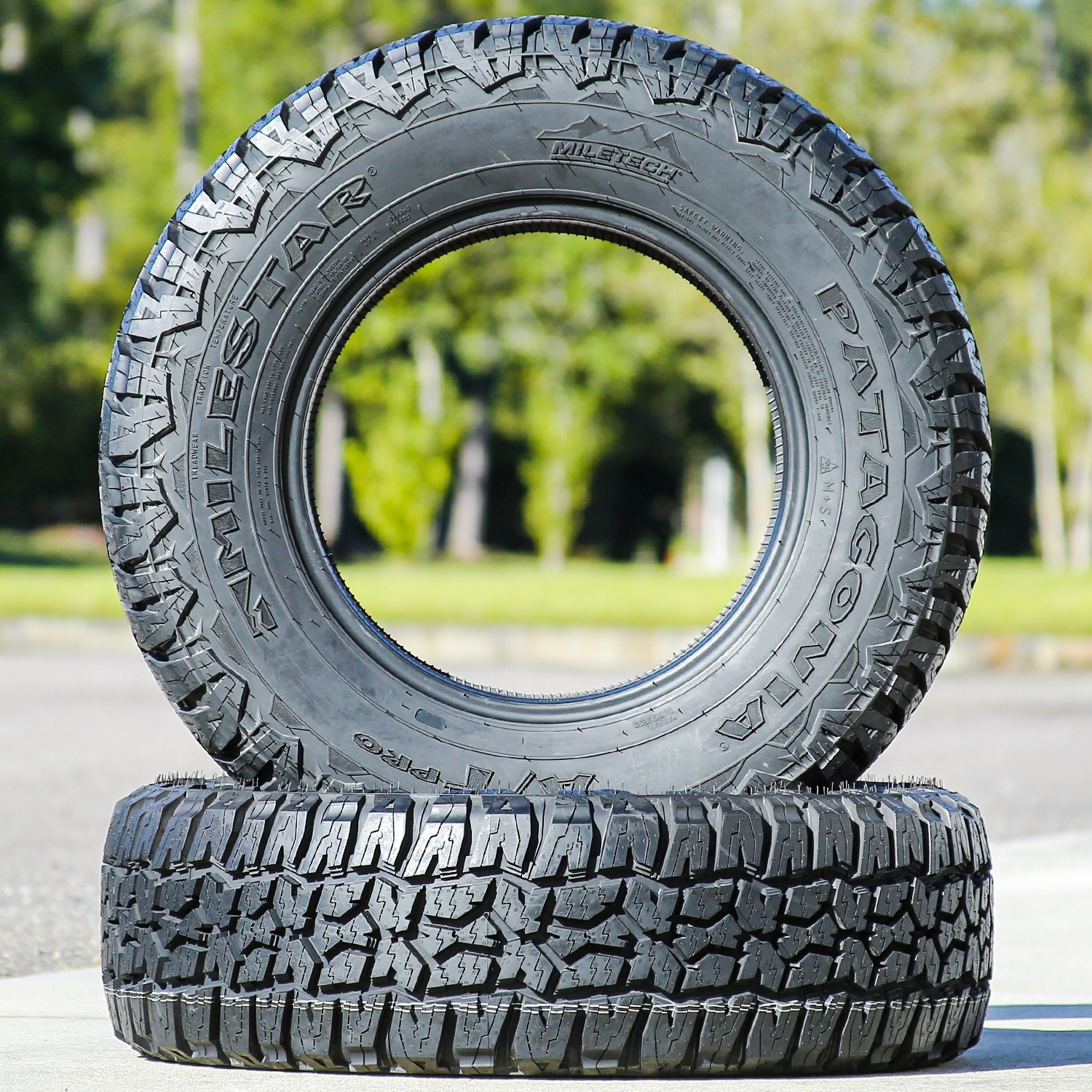 4 Tires Milestar Patagonia A/T Pro LT 275/70R17 Load E 10 Ply AT All Terrain