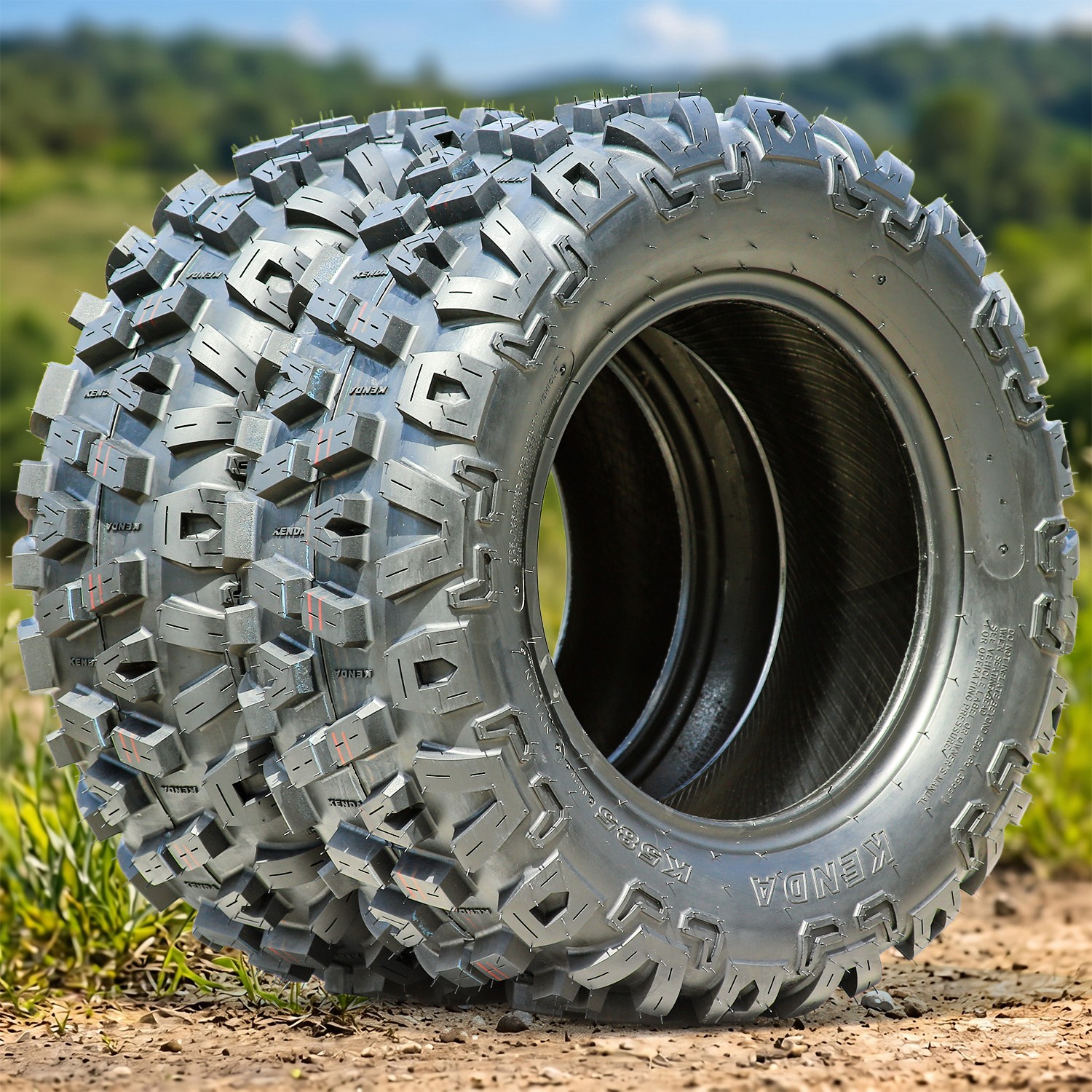 2 Kenda K585 Bounty Hunter HT 26×9.00-14 26×9-14 6 Ply All Terrain ATV UTV Tires