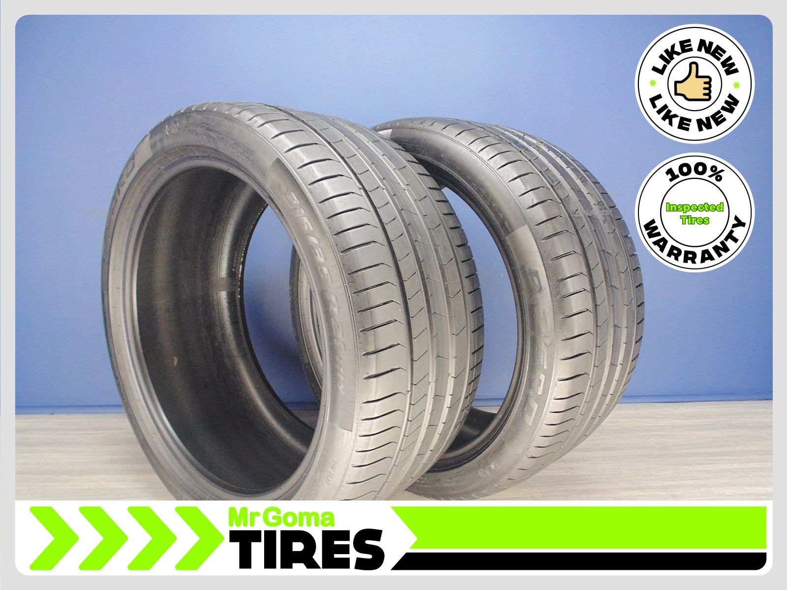 2 PIRELLI P ZERO PZ4 RSC RFT XL 315/35R21 USED TIRES 8/23 TREAD PZERO 3153521