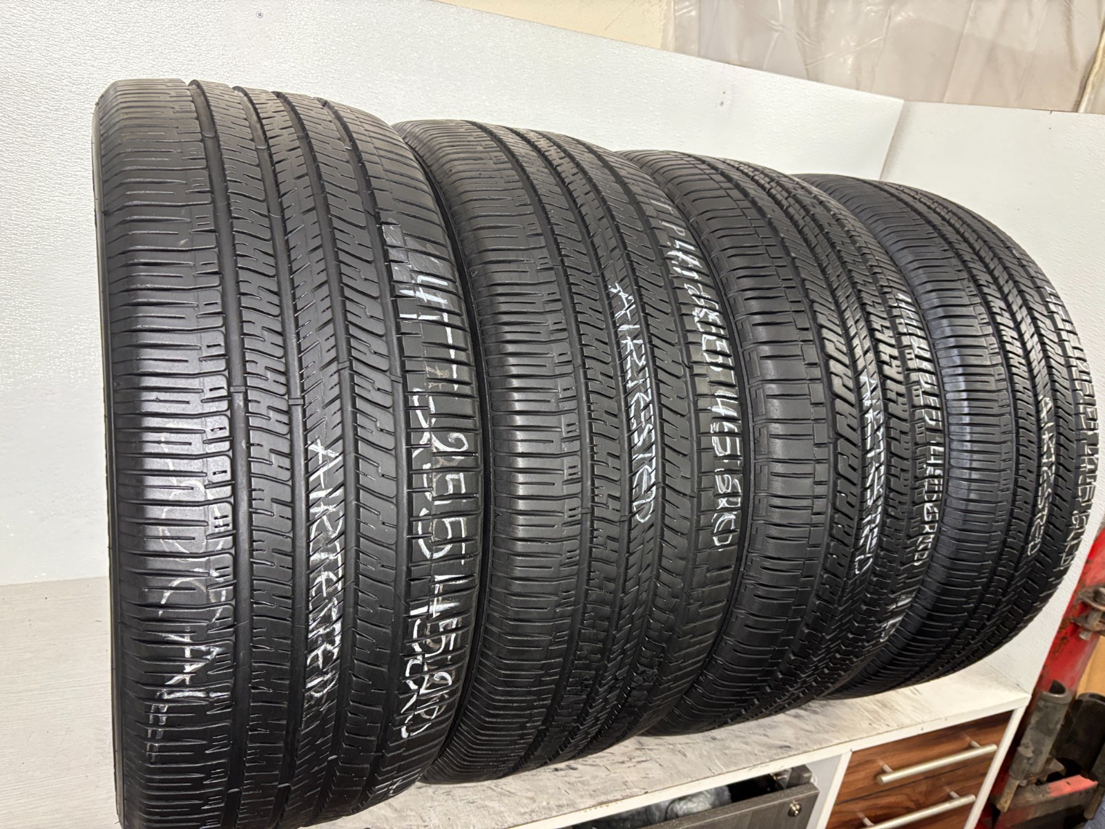 NO SHIPPING ONLY LOCAL PICK UP Set 4 Tires 255 45 20 Goodyear Eagle RS-A