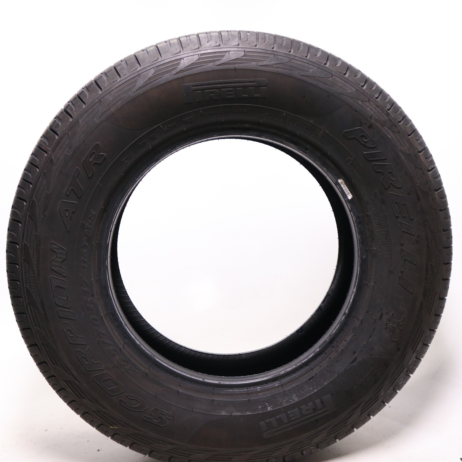 Set of 2 Used 265/70R17 Pirelli Scorpion ATR – 115T – 7.5-8/32 No Repairs