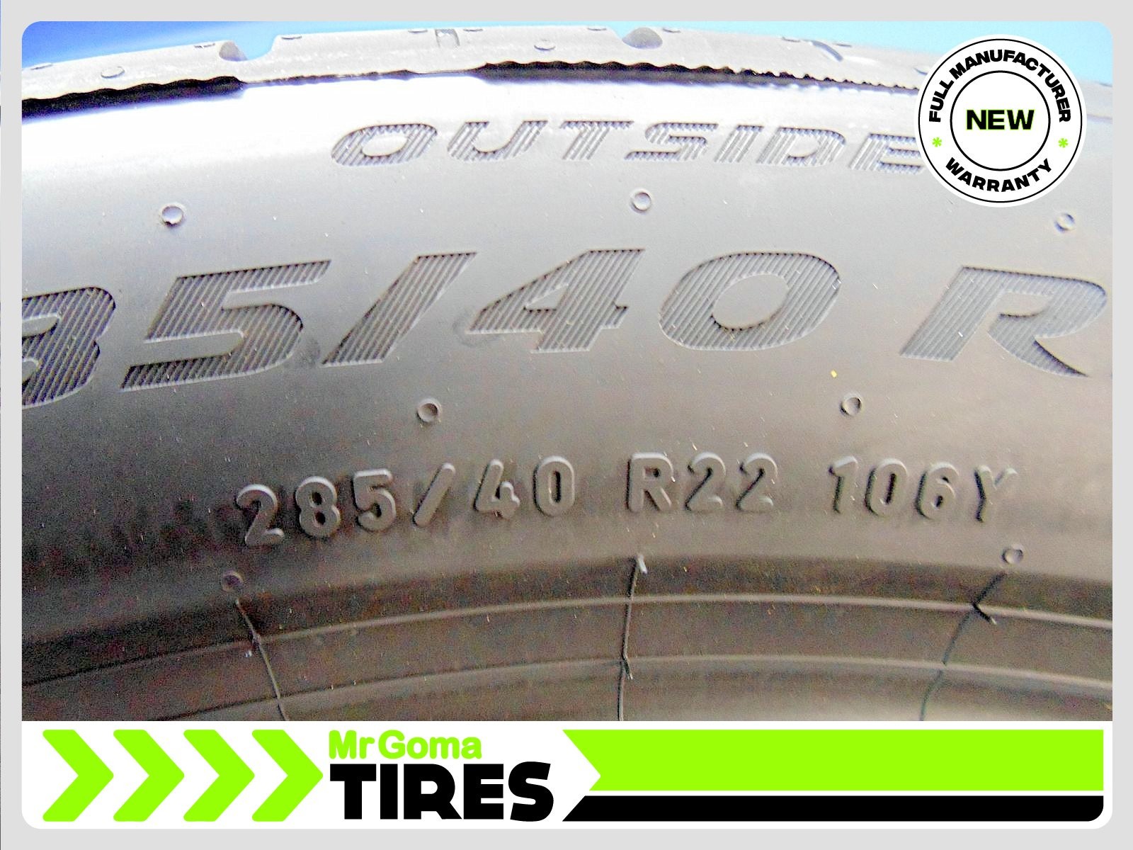 4 BRAND NEW 285/40R22 PIRELLI P ZERO PZ5 MO-S PNCS TIRES PZERO MERCEDES 2854022