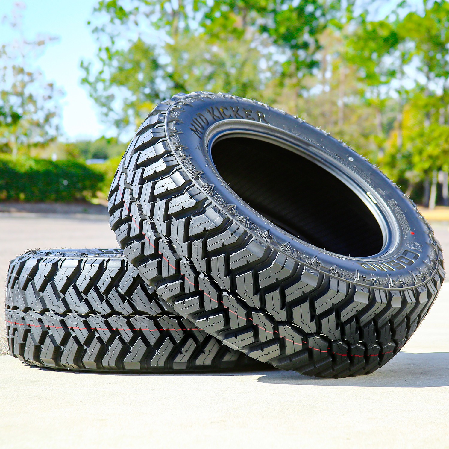 4 Tires Cosmo Mud Kicker LT 33X12.50R22 Load F 12 Ply MT M/T Mud
