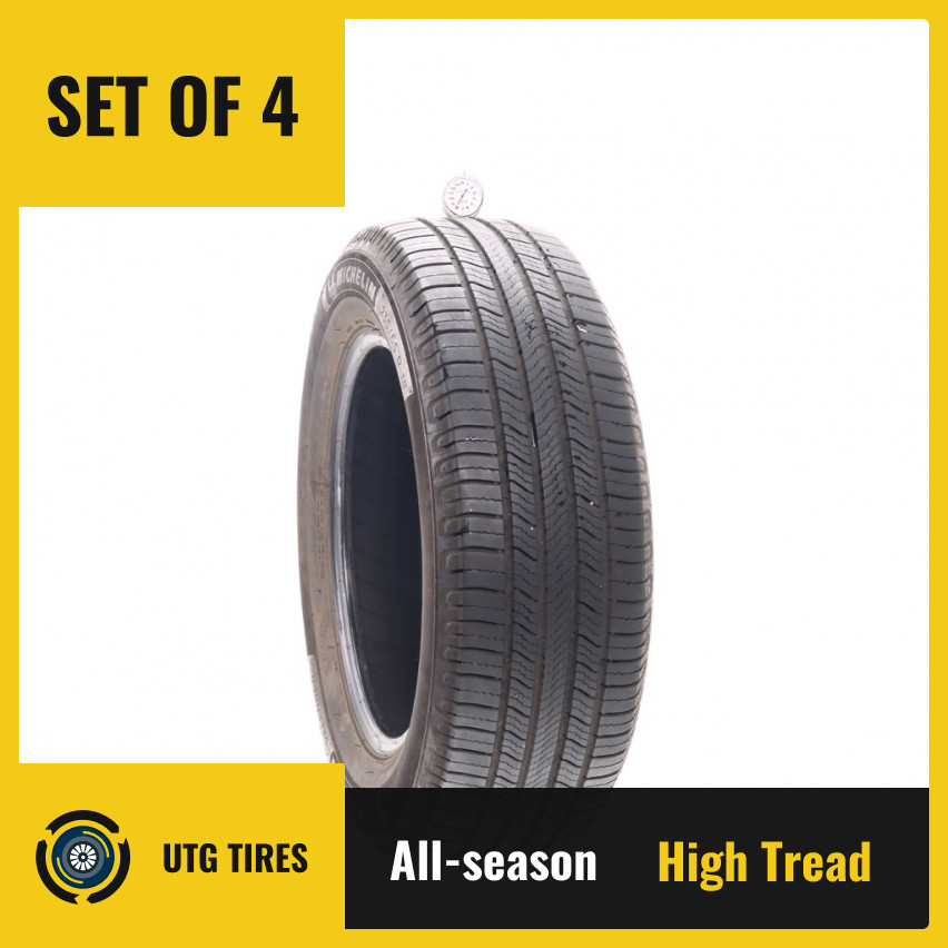 Set of (4) Used 235/65R18 Michelin Defender 2 106H – 8-9/32