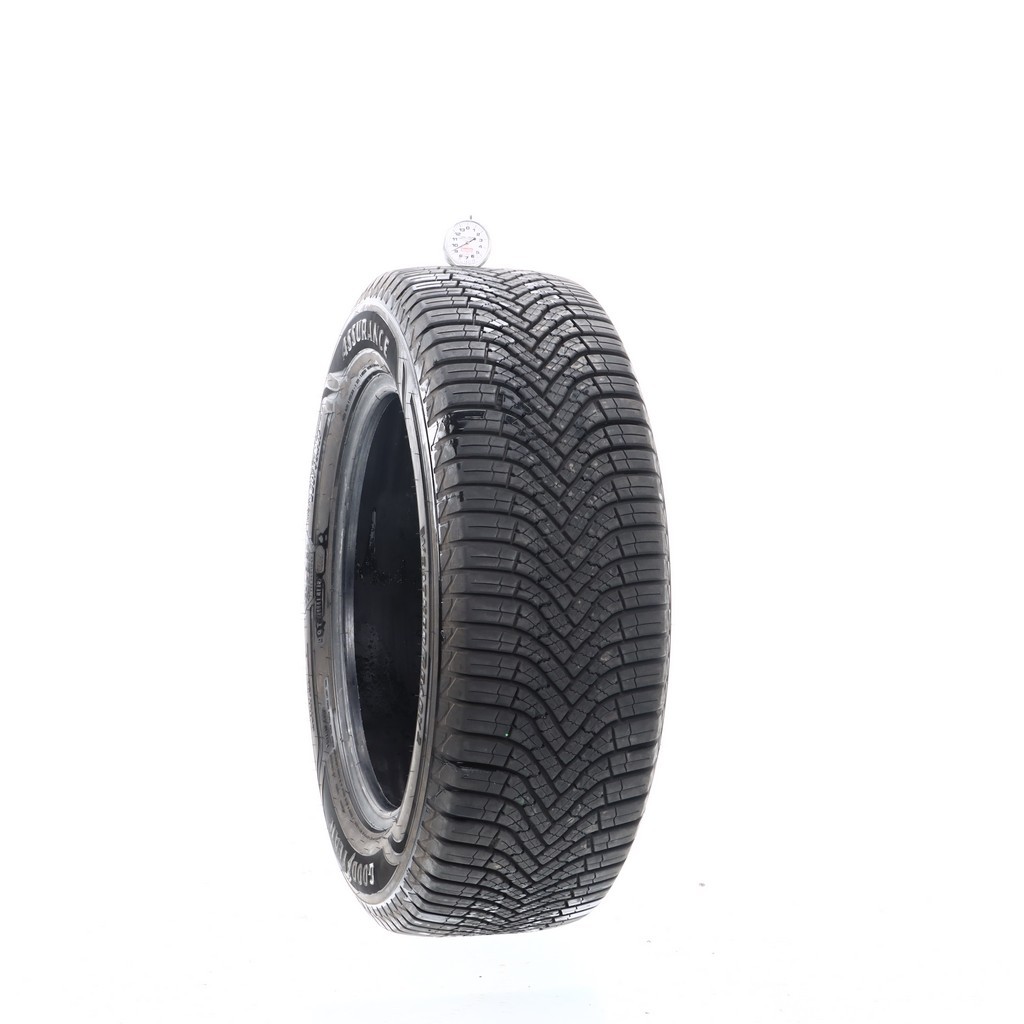 Set of (4) Used 225/60R17 Goodyear Assurance WeatherReady 2 99V – 9-9.5/32