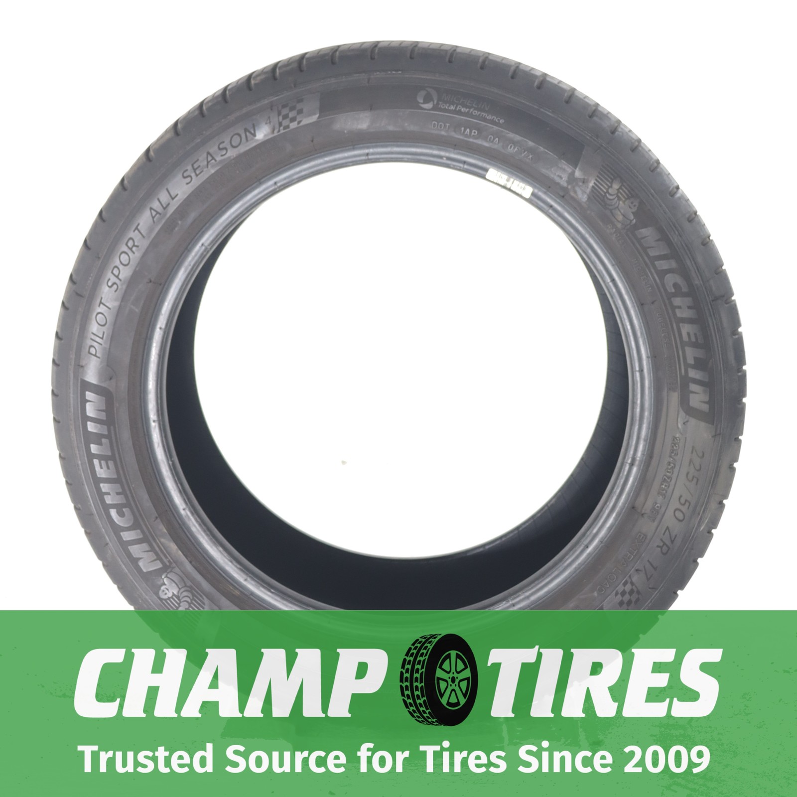 P225/50R17 Michelin Pilot Sport A/S 4 98 Y Used 6/32nds