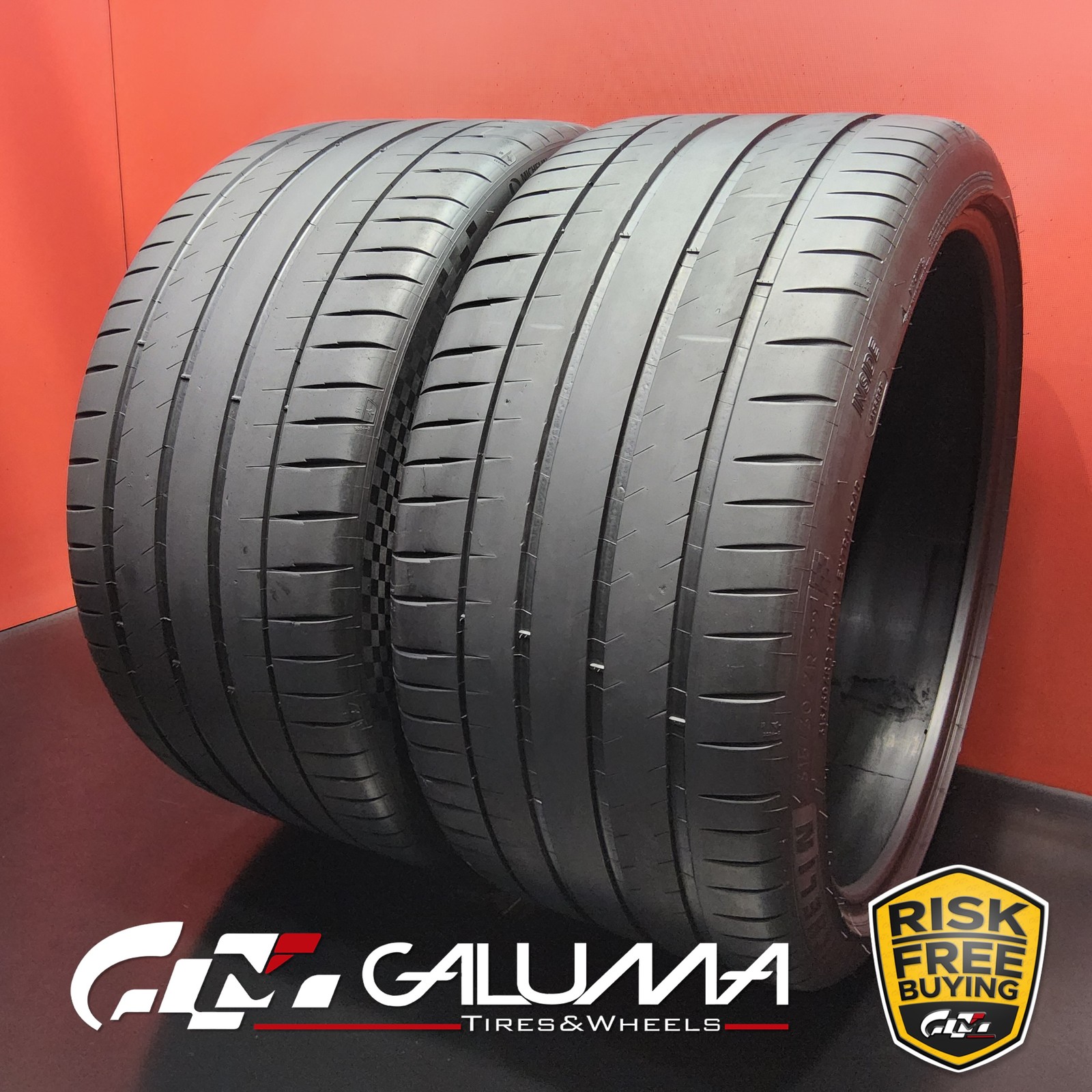Set of 2 Tires Michelin Pilot Sport 4S ★ XL 315/30ZR22 315/30/22 107Y #95716