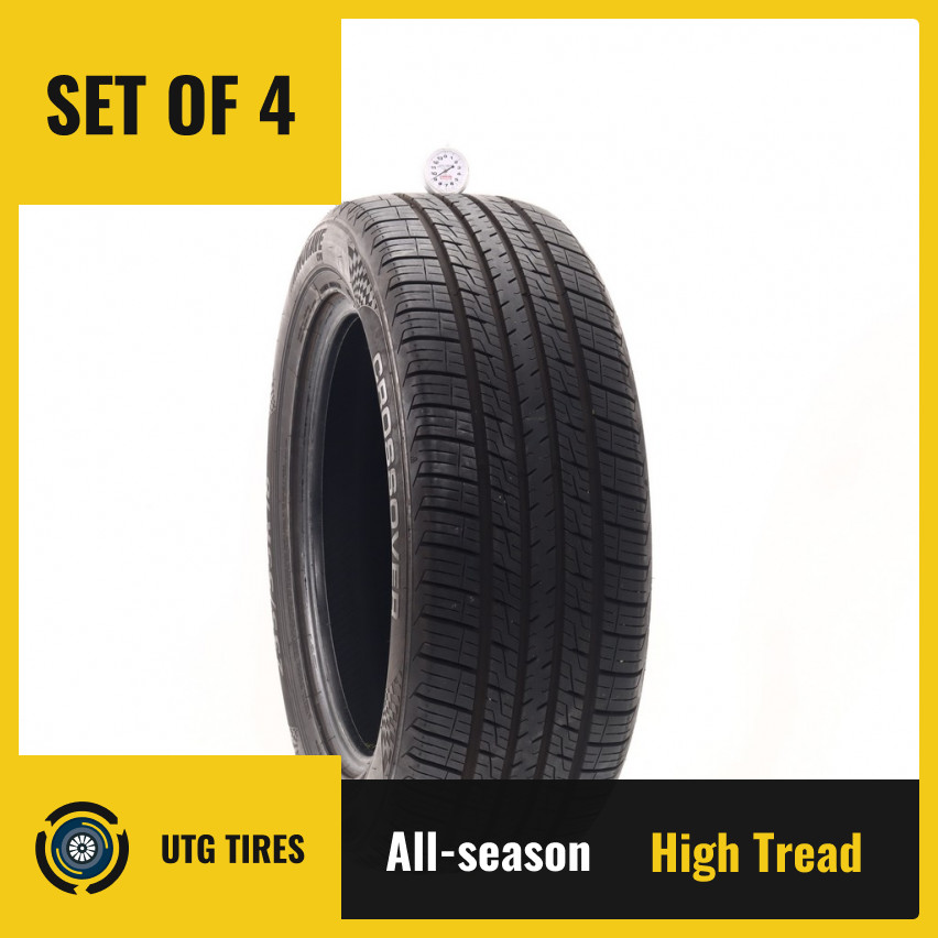 Set of (4) Used 235/55R18 Mohave Crossover CUV 100H – 9/32