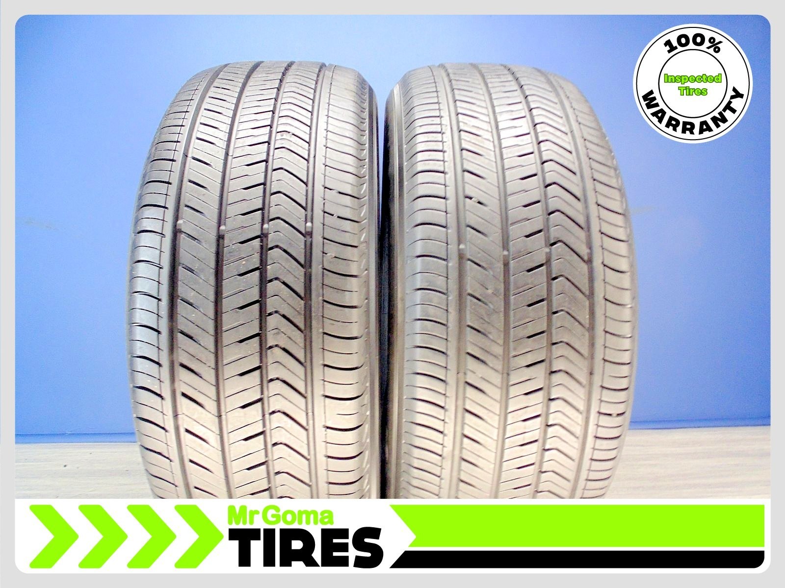 2 YOKOHAMA GEOLANDAR X-CV G057 255/55R20 USED TIRES 9.1/32 TREAD 107V 2555520