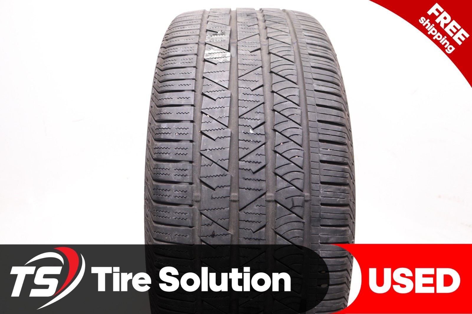 Set of 2 Used 285/40R21 Continental CrossContact LX Sport AO – 109H – 7.5-8/32