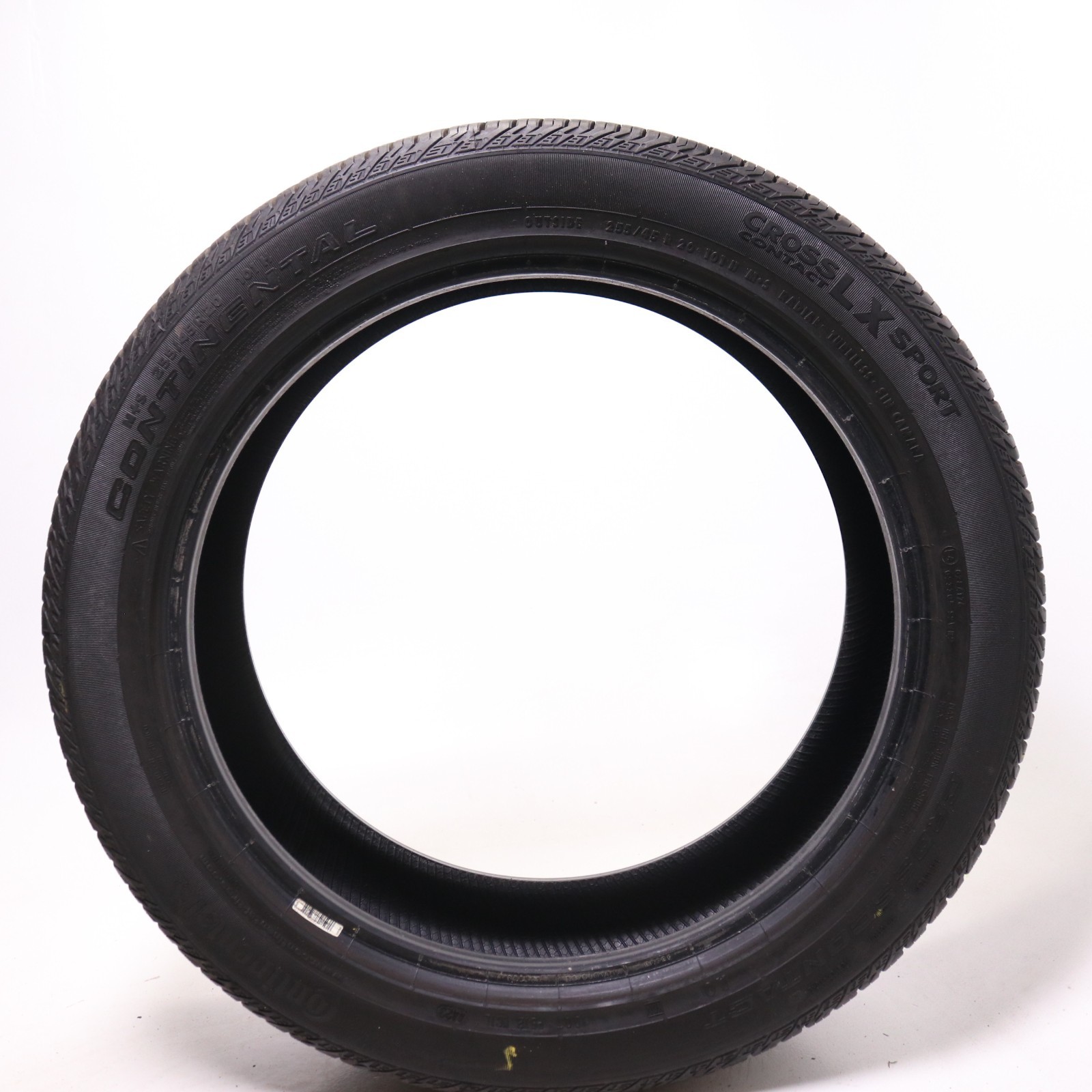 Set of 4 Used 255/45R20 Continental CrossContact LX Sport AO – 101H – 8.5-9.5/32