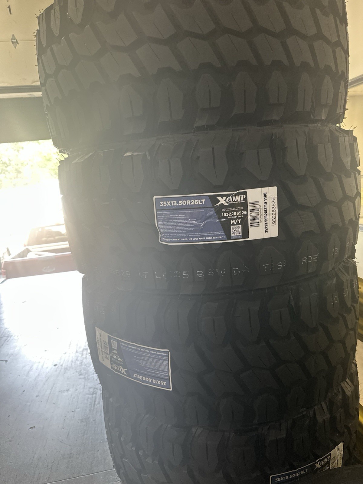 26 Inch Chrome V Reps & 35 Gladiators