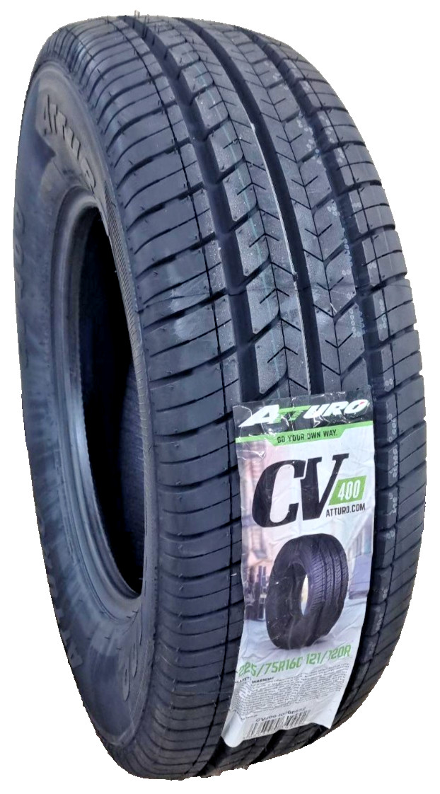 Atturo CV400 225/75R16 121/120R 10PR Commercial Van Tire 3197lb CAP.