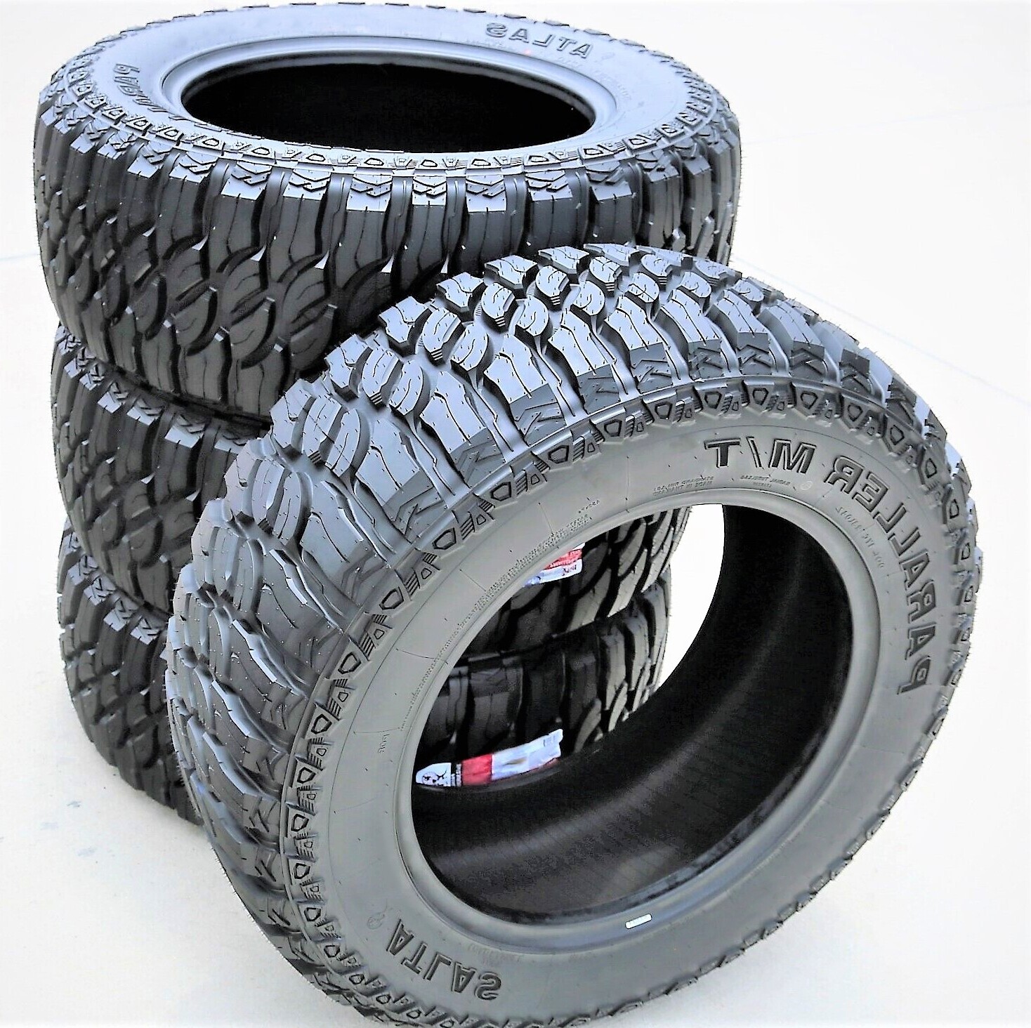 4 Tires LT 305/55R20 Atlas Tire Paraller M/T MT Mud Load E 10 Ply