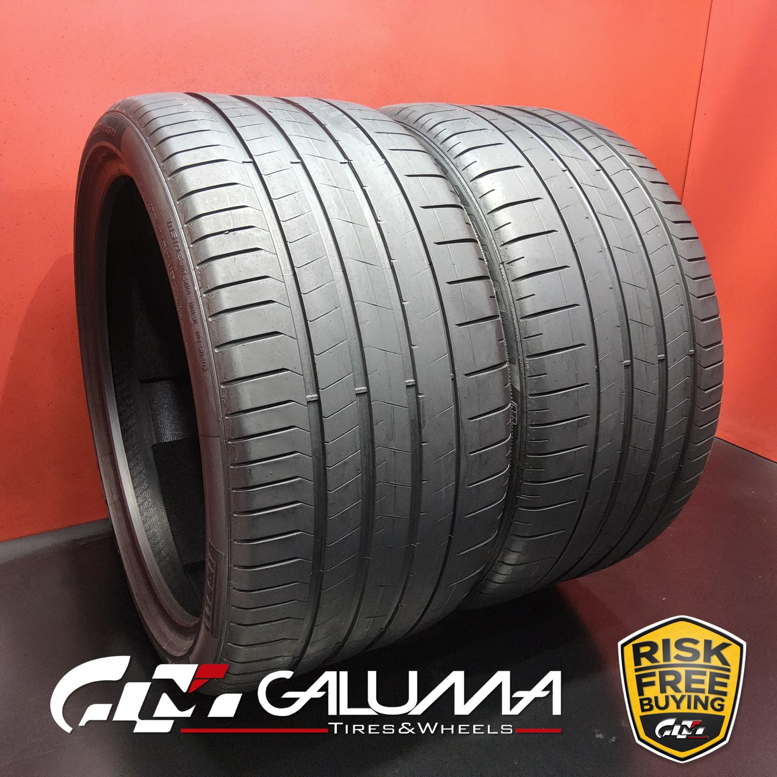 Set of 2 Tires LikeNEW Pirelli P Zero PZ4 PNCS XL ZR21 315/30/21 No Patch 92542