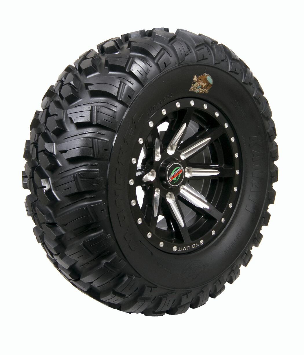 4 Tires Kanati Mongrel 25×10.00R12 25x10R12 25x10x12 69J 10 Ply AT A/T ATV UTV