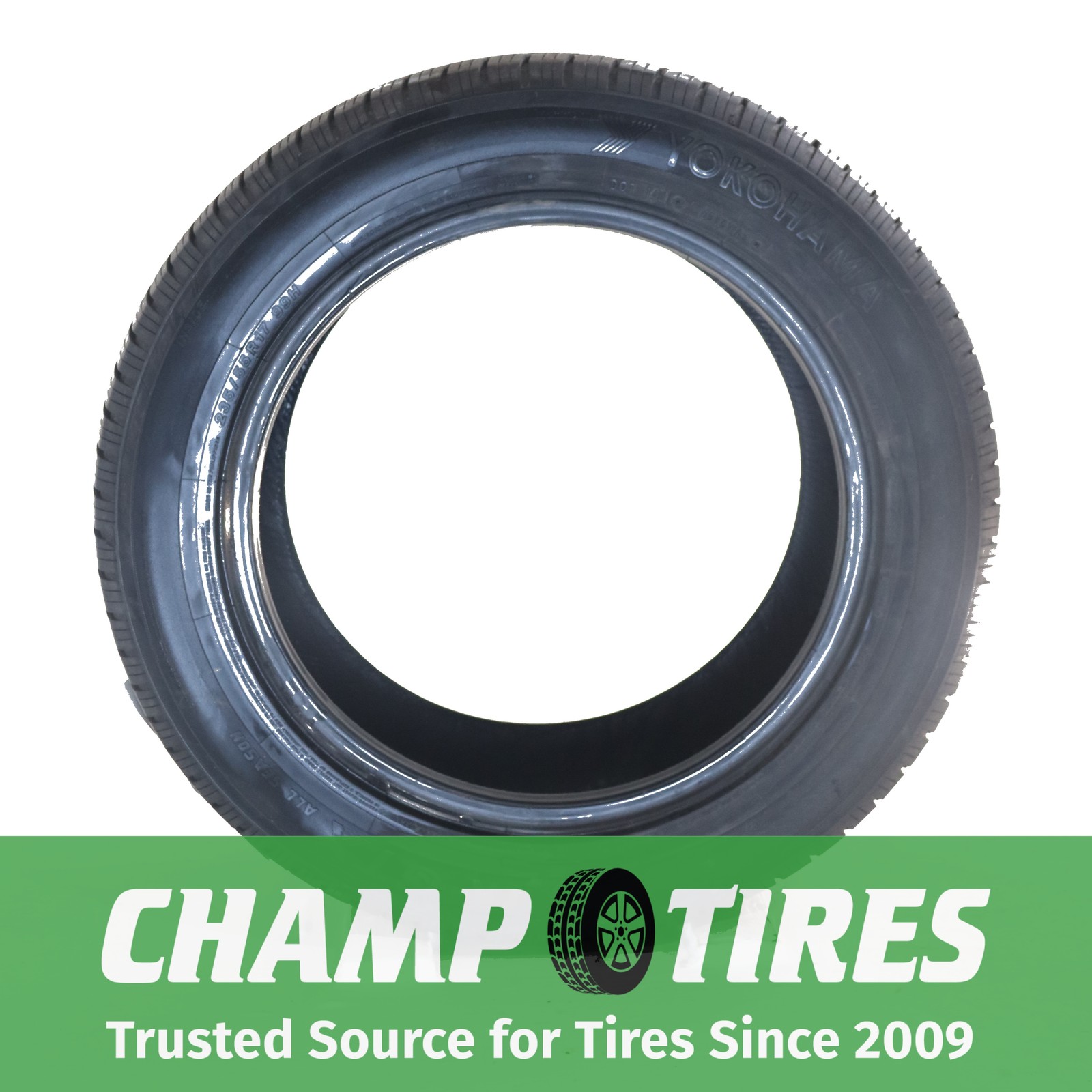 Set Of 4 P235/55R17 Yokohama YK-GTX All Season 99 H Used 9/32nds