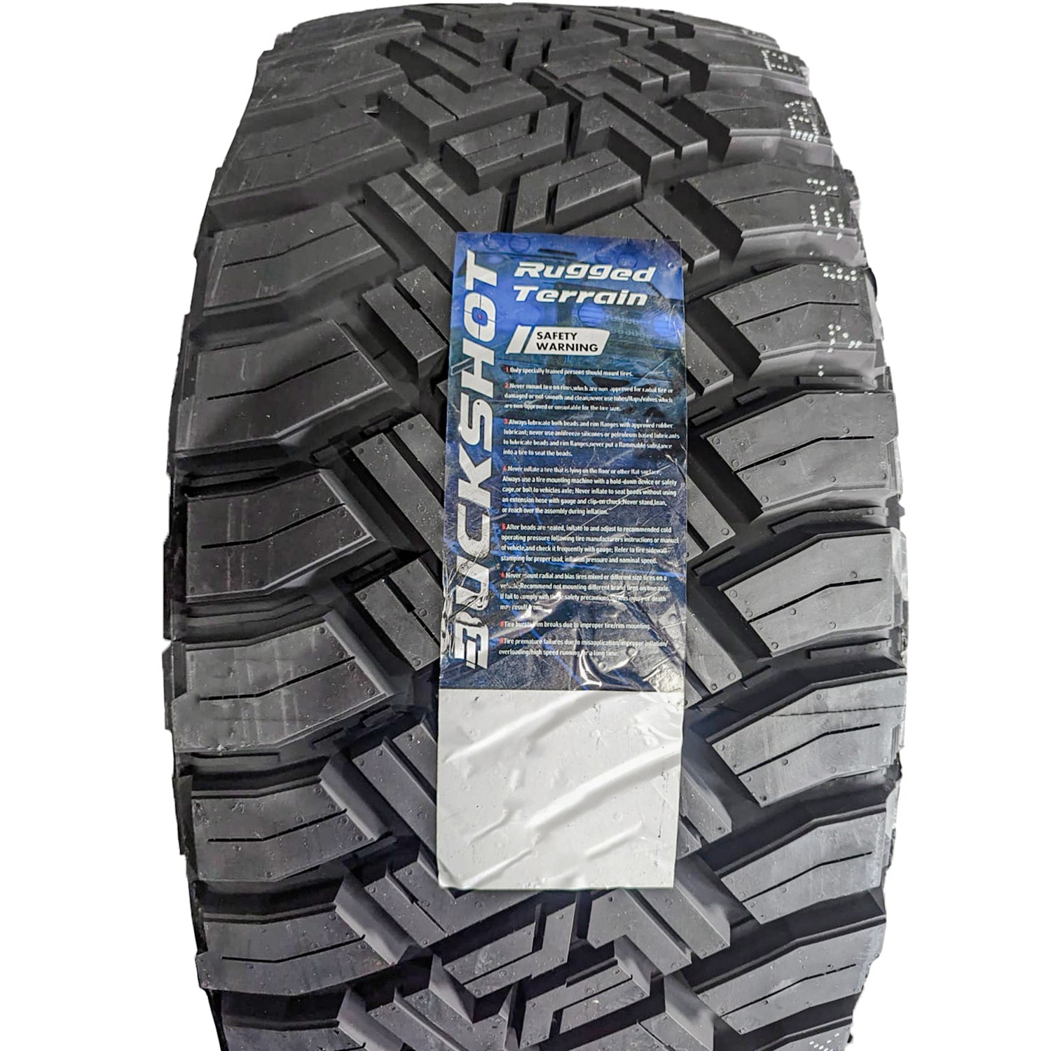 6 Buckshot 33X12.50R17 120Q E 10 Ply Light Truck Tires 50k Mi Warranty