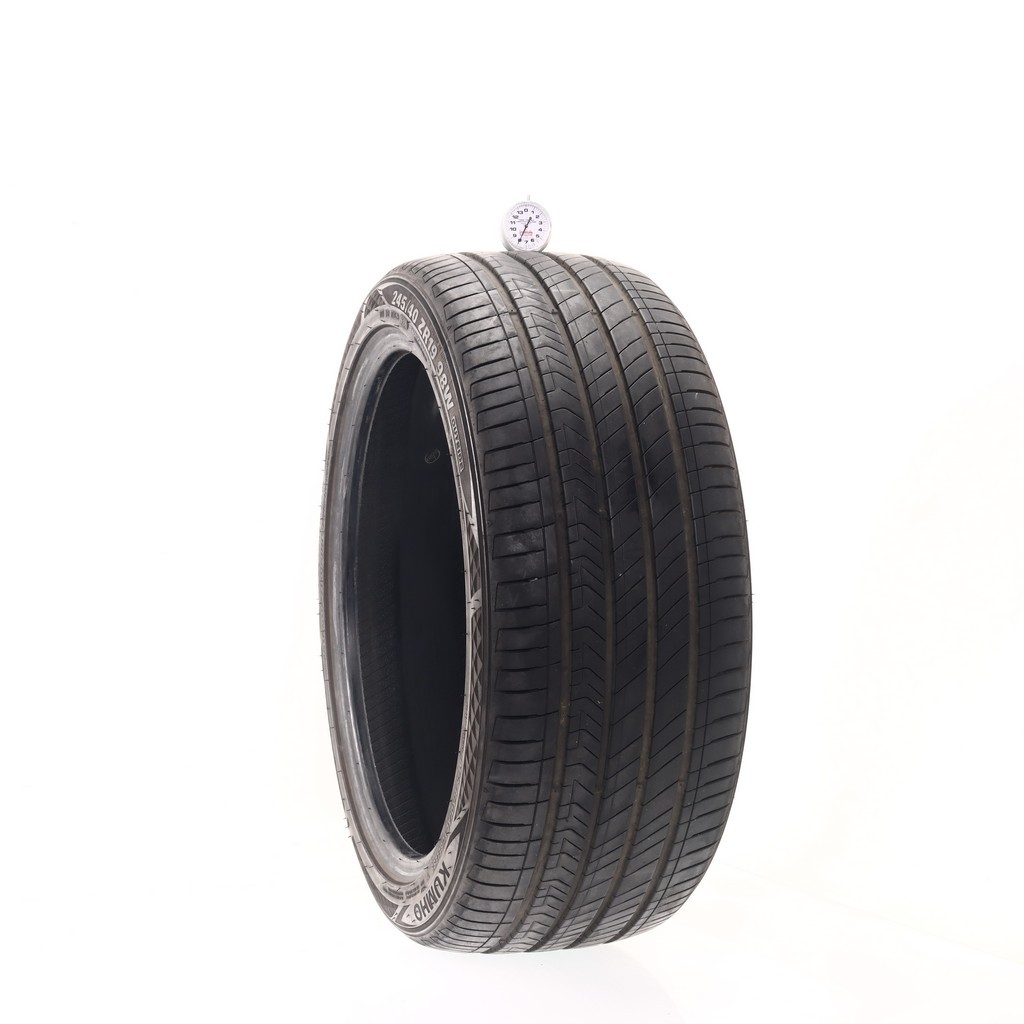 Set of (4) Used 245/40ZR19 Kumho Majesty 9 Solus TA91 98W – 7-8.5/32