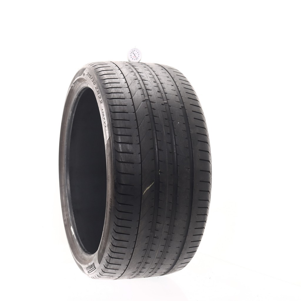Set of (4) Used 315/30ZR22 Pirelli P Zero NO 107Y – 5.5-7.5/32 (15RL3)
