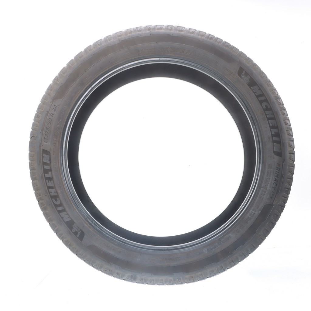 Set of (4) Used LT 275/50R24 Michelin Primacy LTX 121/118S – 8.5-9.5/32